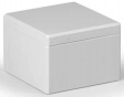 DABP121209G Cubo D 120 x 122 x 86 мм, глухая стенка, серая крышка, ABS, IP 66/67