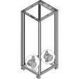 27230-068 19^ Cabinet, Castor Set 80 x 60 x 60 mm