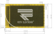 RE201-LFDS Laboratory card FR4 epoxy heat tin-plated