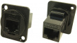 CP30222 RJ45 Panel Mount Adapter, XLR Housing, Unshielded, CAT5e 8P8C