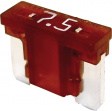 FLP7075 Fuse miniOTO, ''Low Profile'' 7.5 A 58 VDC Brown