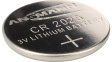 5020142 Lithium Button Cell Battery,  Lithium Manganese Dioxide, 3 V