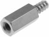 215ST3.5X12 Дистанцирующая стойка с резьбой; Внутр.резьба: M3; 12мм; латунь