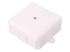 0226-10, Корпус: соединительная коробка; Х:86мм; Y:86мм; Z:39мм; накладной, ELEKTRO-PLAST NASIELSK
