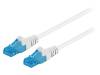 59827 Patch cord; U/UTP; 6a; многопров; Cu; LSZH; белый; Дл.кабеля: 3м