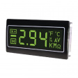 DPM962-NTG На панель; LCD 3,5 цифры 14мм, негатив, с подсветкой; 72x36мм
