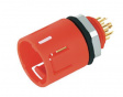 99 9207 050 03 Panel mount plug 3-pole red Poles 3 3 A 125 VAC/VDC