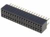 DS1065-08-2*18S8BV Гнездо; штыревое; "мама"; PIN:36; прямой; 1,27мм; THT; 2x18