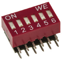 418217170904, DIL switch THT 4P, WURTH Elektronik
