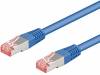 93211 Patch cord; S/FTP; 6; многопров; Cu; LSZH; синий; 0,25м