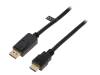 CV0129, Кабель; DisplayPort 1.2; вилка DisplayPort,вилка HDMI; 5м, LOGILINK