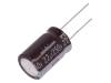 UPM2E220MHD, Конденсатор: электролитический; с низким импедансом; THT; 22мкФ, NICHICON