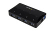 ST53004U1C USB Hub with USB Charging Port, 4x USB A Socket - USB A Plug