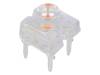 OSK54LZJC1D LED Super Flux; 7,62x7,62мм; розовый; 500?750мкд; 120°; 2,8?3,6В
