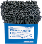 TYB-25MX [1000 шт], Cable Ties - Box black 186 mm x4.8 mm PU=1000 ST, Thomas & Betts