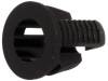 FIX-LED3-20 Держатель LED; 3мм; одноэлементный; черный; UL94V-2; L:5,8мм