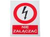 3EZA74/105FS, Знак безопасности; запрещающий; W: 74мм; H: 105мм; FS, ANRO