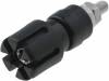 CL159709 Гнездо; "банан" 4мм; 30А; 60ВDC; 48мм; черный; 30мОм; -20?80°C