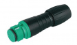99 9214 070 05 Cable socket 5-pole green Poles 5 2 A 63 VAC/VDC