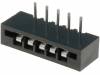 DS1020-05RT1D Разъем: FFC / FPC; угловой 90°; PIN:5; NON-ZIF; THT; луженые; 20мОм