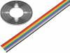 DS1058-10M28-30.5 [30 м] Кабель: плоский; 1,27мм; многопров; Cu; 10x28AWG; ПВХ; 300В; 30,5м