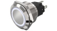 82-6651.1154 Illuminated Pushbutton 1CO, IP65/IP67, LED, White, Momentary Function
