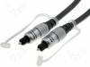 TCV4510-0.5, Кабель; Toslink вилка, с обеих сторон; 0,5м, PROLINK