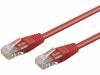 68613 Patch cord; U/UTP; 5e; многопров; CCA; ПВХ; красный; 0,25м