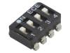 ESL104LTZ, Переключатель: DIP-SWITCH; Кол-во секций: 4; OFF-ON; 0,025A/24ВDC, ECE