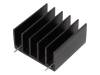 RAD-DY-GF/3, Радиатор: штампованный; TO220,TO247; черный; L:30мм; W:30мм, STONECOLD