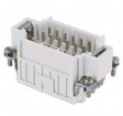 JDSM 18 male insert, 18 poles + PE