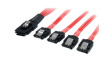 SAS8087S4100 SAS Cable 1 m Red