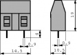AK710/3-7.5-V-GRUN PCB terminal block 4 mm2 solid 2.5 mm2 stranded 7.5 mm, 3 poles