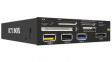 IB-868-B 3.5" Multicard Reader USB 3.0 With USB Charging Port
