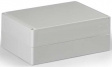 SPCP182510G Cubo S 175 x 250 x 100 мм, 50 мм основание, глухая стенка, серая крышка, PC, IP
