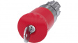3SU1050-1HK20-0AA0 SIRIUS ACT Emergency Stop Switch front element Metal, glossy, red