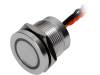 PS193P10Y01O12VT Переключатель: пьезоэлектрический; Положения: 2; SPST-NO; IP68