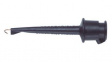 4555-0 Minigrabber Test Clip, Pack of 10 Pieces, Black, 5A, 60VDC