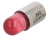 LR-BA9S-24AC/DC, Лампочка LED; красный; BA9S; 24ВDC; 24ВAC, POLAM-ELTA