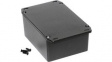 1590CFLBK Die Cast Enclosure Flanged Lid, 94 x 120 x 53 mm, Black, IP54, 1590