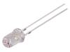 OSG5GA5111A LED; 5мм; зеленый; 35000-45000мкд; 15°; Поверхность: выпуклая