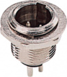 TB3M Mini xlr, receptacle, 3 poles Tini-Q-G / TB soldering connection nickel - plated