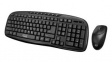 WKB-1330CB Keyboard and Mouse, 1200dpi, US English, QWERTY, Wireless
