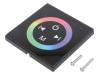 CTR-RGB-4A-PANEL-ECO, Контроллер LED; управление освещением RGB; Каналы: 3; 12А; черный, OPTOFLASH