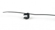 156-00843 Cable Tie with Edge Clip, UV Reistant 200 x 4.6mm, Polyamide 6.6 W, 225N, Black