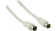 CSGP40000WT100 Coax Cable 90dB Coax Male - Coax Female 10m White