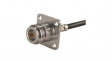 25 N-50-3-20/133 NE RF Connector, N-Type, Brass, Socket, Straight, 50Ohm, Crimp Terminal