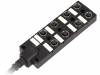 DB12-5A8CAB-DPS7B01, Разветвитель; 1м; PIN:5; код A-DeviceNet / CANopen; 2А; IP67; 24В, Amphenol
