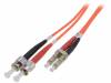 DK-2531-10, Световодный патч-корд; OM2; LC/PC, ST/PC; 10м; LSZH, DIGITUS