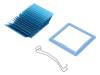 ATS-50450G-C1-R0, Радиатор: штампованный; ребристый; синий; L: 45мм; W: 45мм; H: 12,5мм, Advanced Thermal Solutions